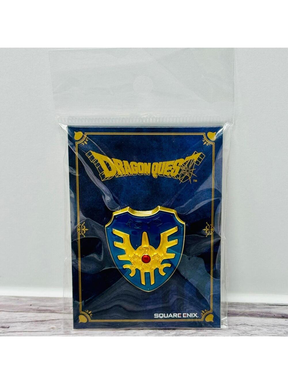 Dragon Quest Erdrick's Shield Pin New Japan Import US Seller